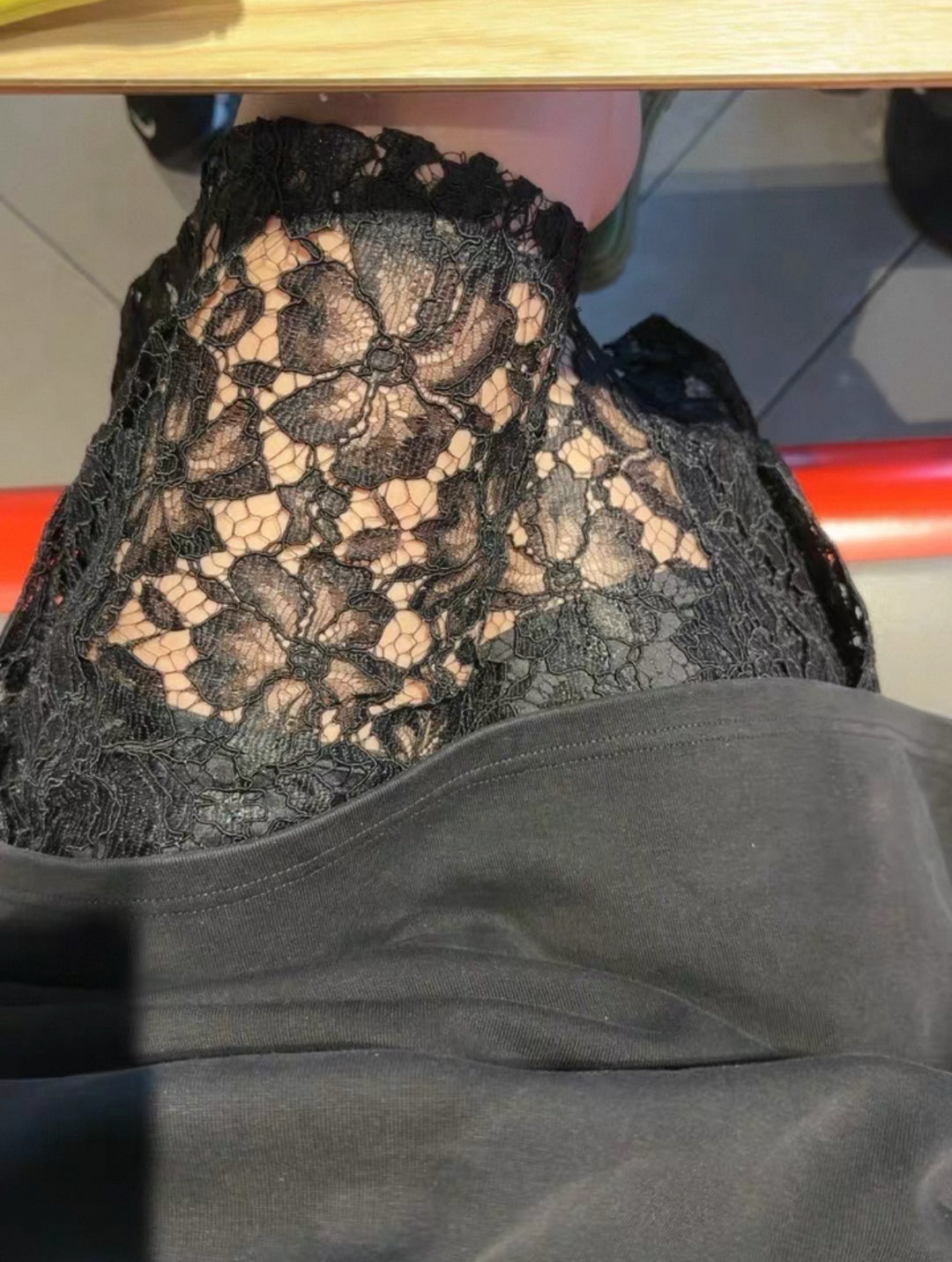 シアーレースカーゴバミューダパンツ