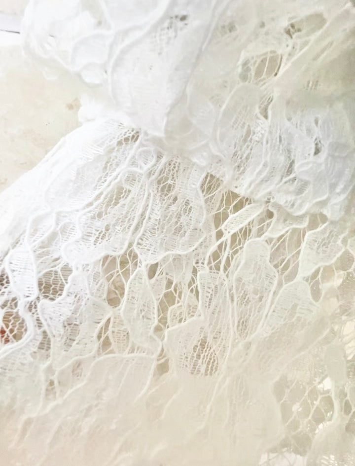 シアーレースカーゴバミューダパンツ