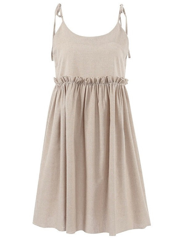 胸下切り替えギャザーカットオフワンピース – m&m-c