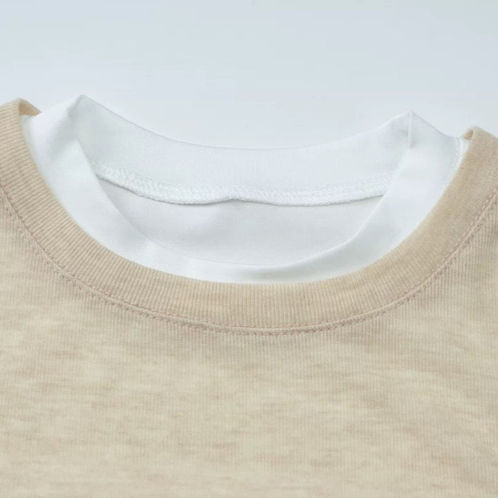 レイヤードタイトミニワンピース