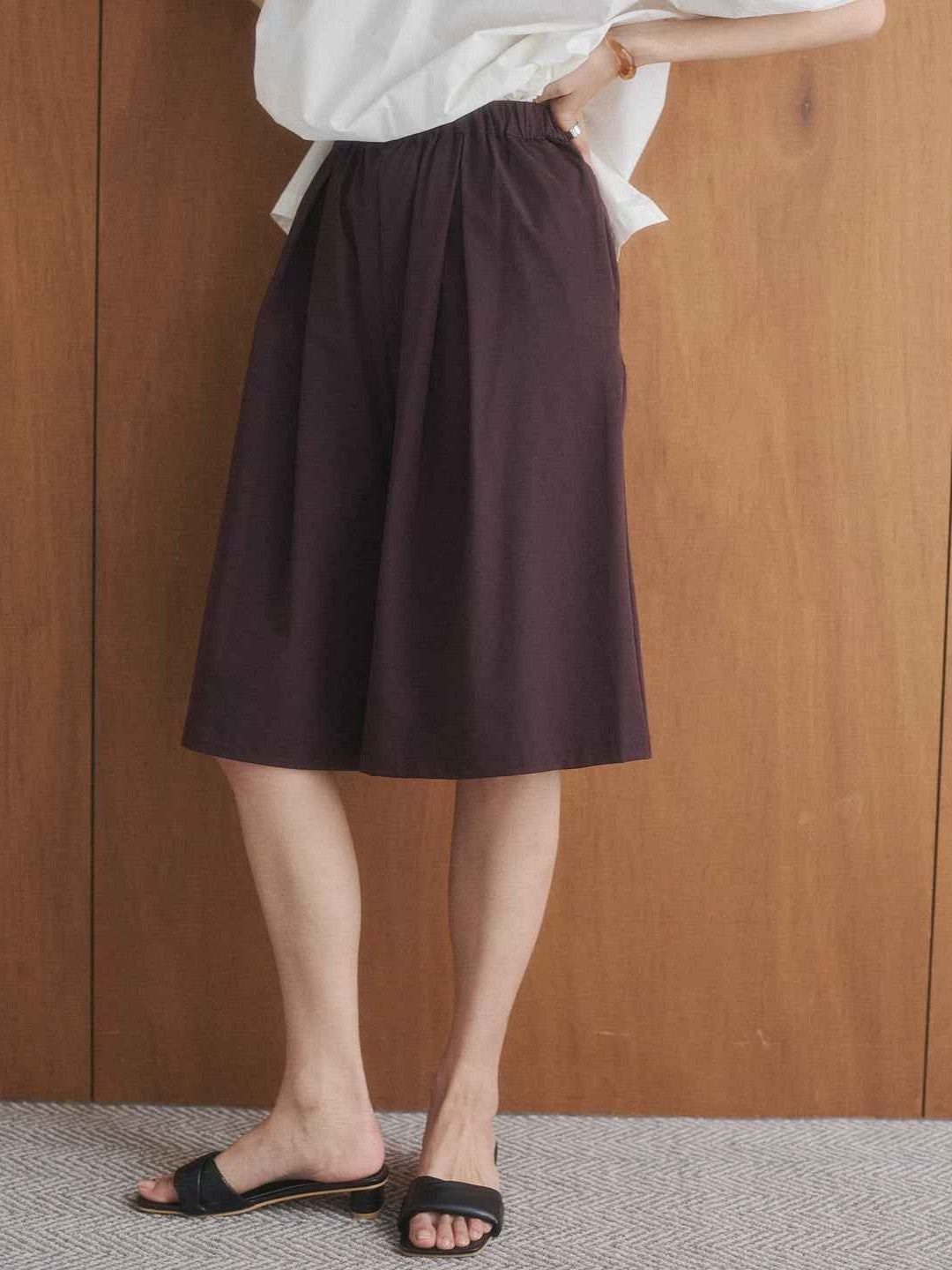 【 Select 】ICE TOUCH 冷感タックバミューダパンツ