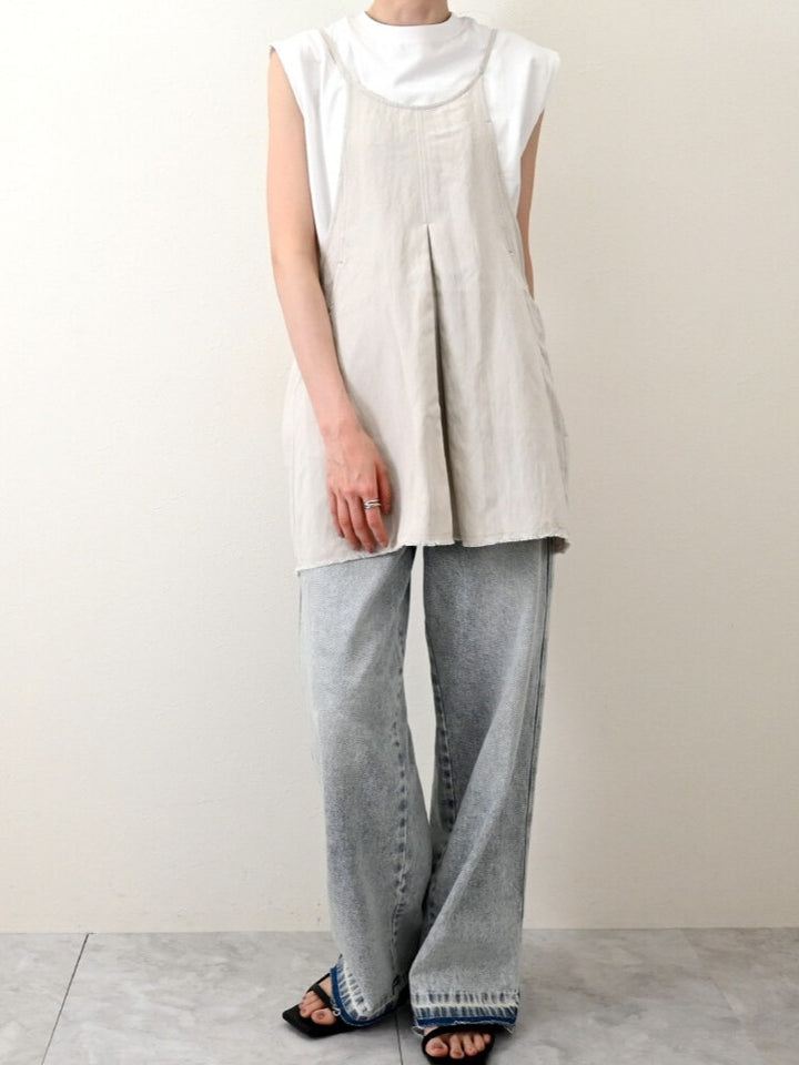 【 Select 】バックリボンエプロンワンピース