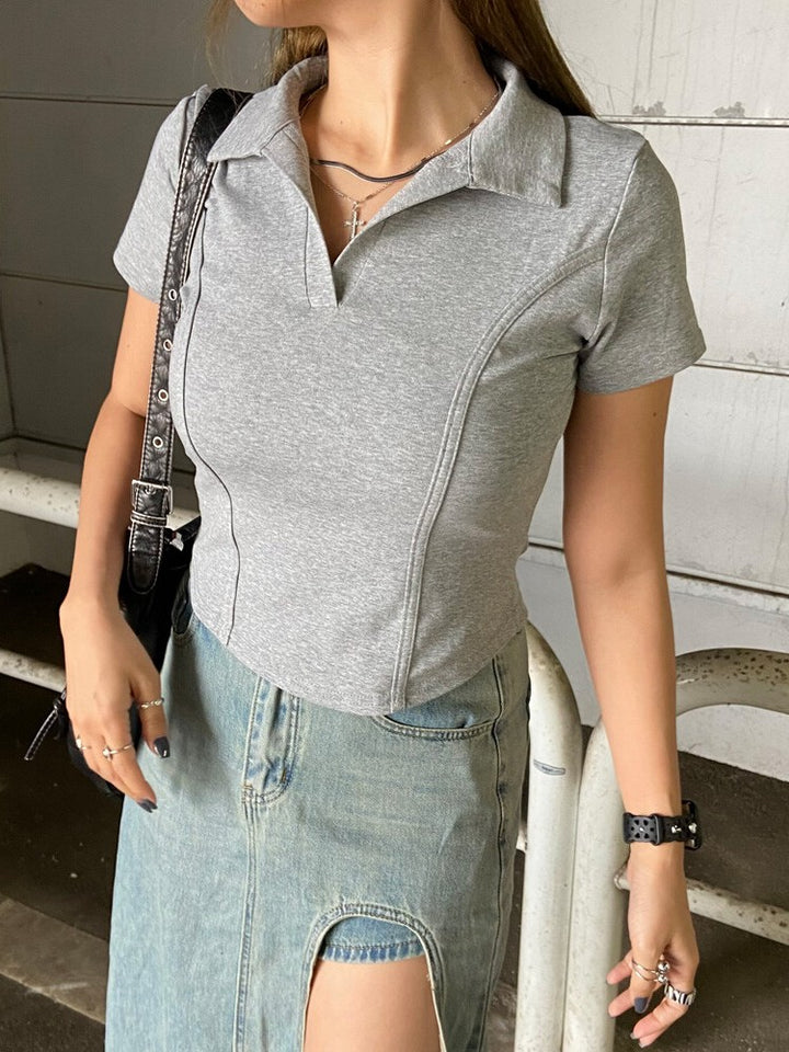 【 Select 】切り替えフィットPoloシャツ