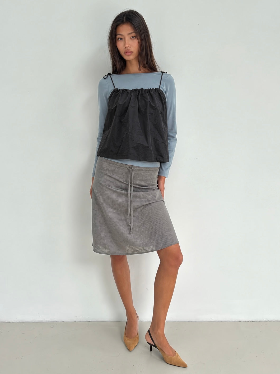 【SALE】(即納)【 Select 】 Nタフタバルーンビスチェキャミソールトップス