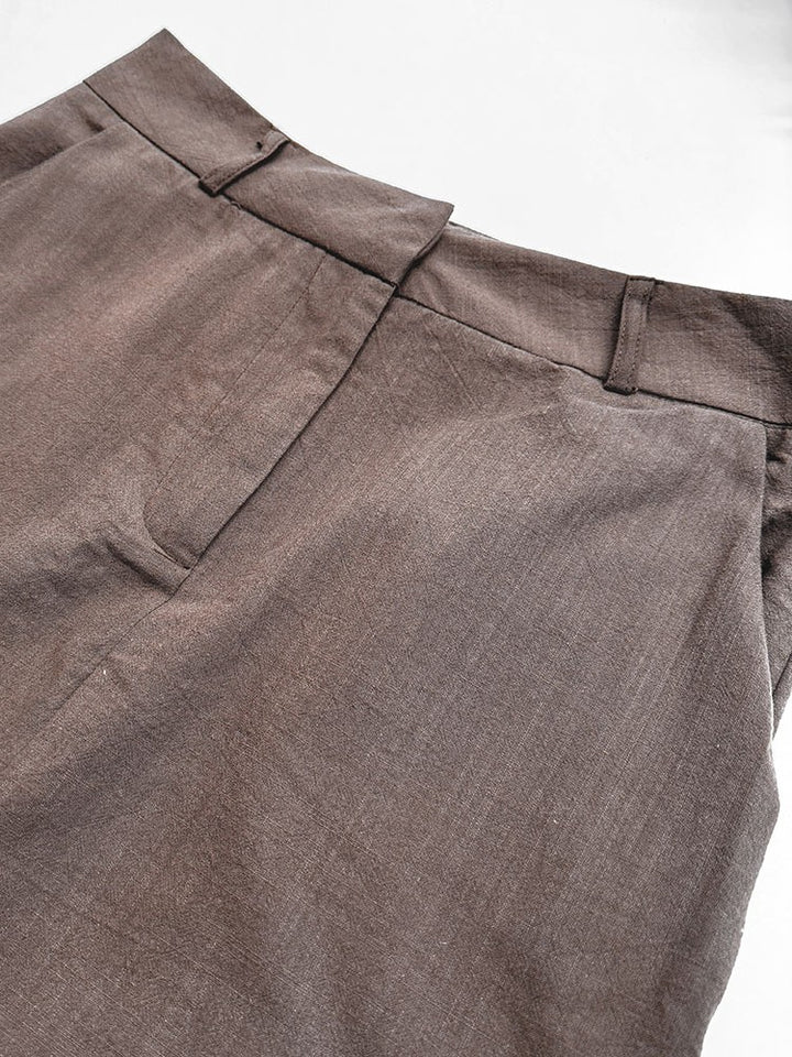 ロングシェイプベストスカートセット