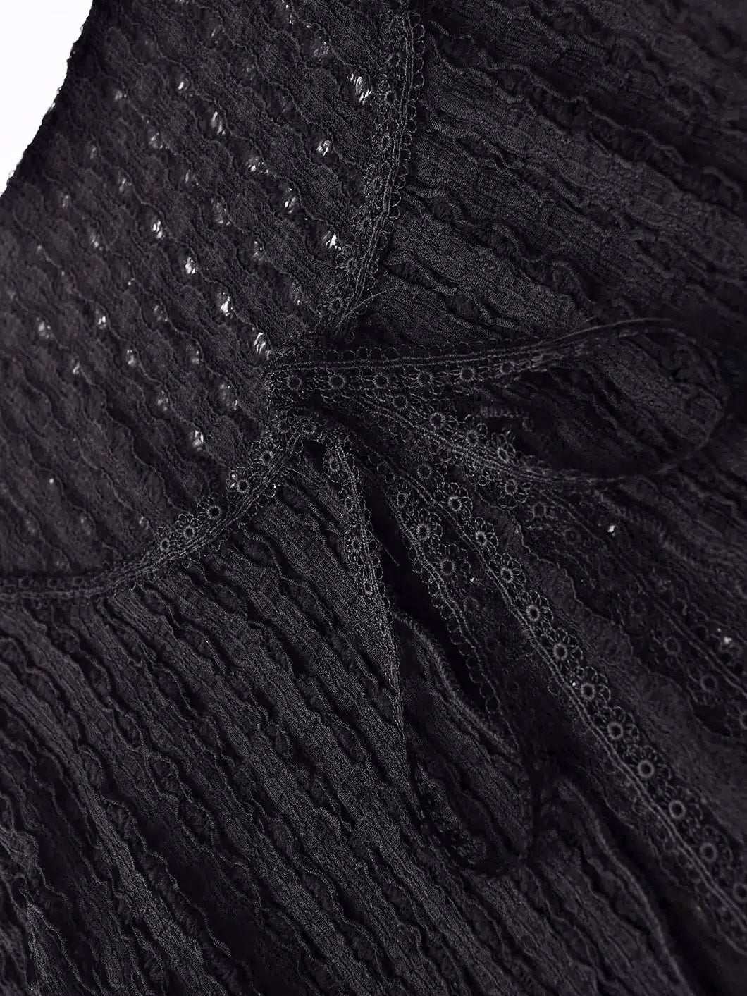 シアークレープリボンカーディガン