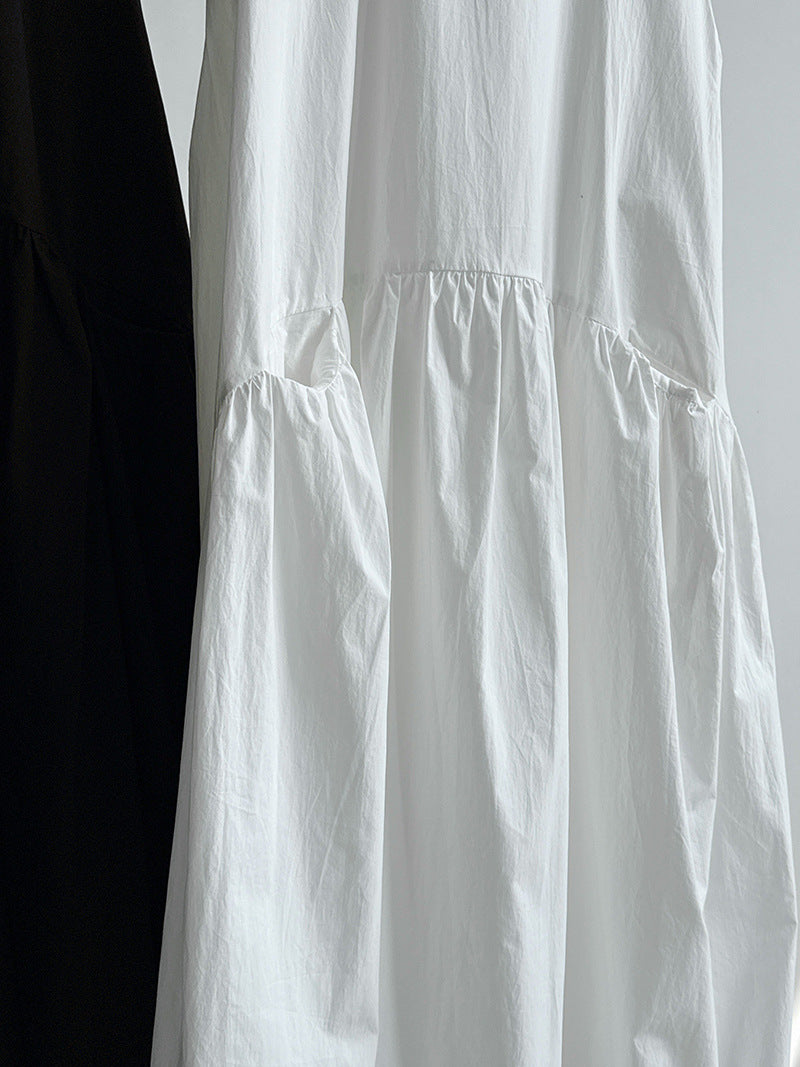 バルーンシルエットポケットワンピース