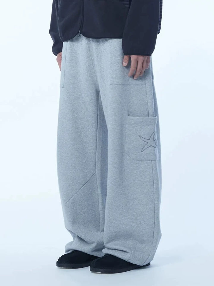 スターフィッシュポイントワイドスウェットパンツ