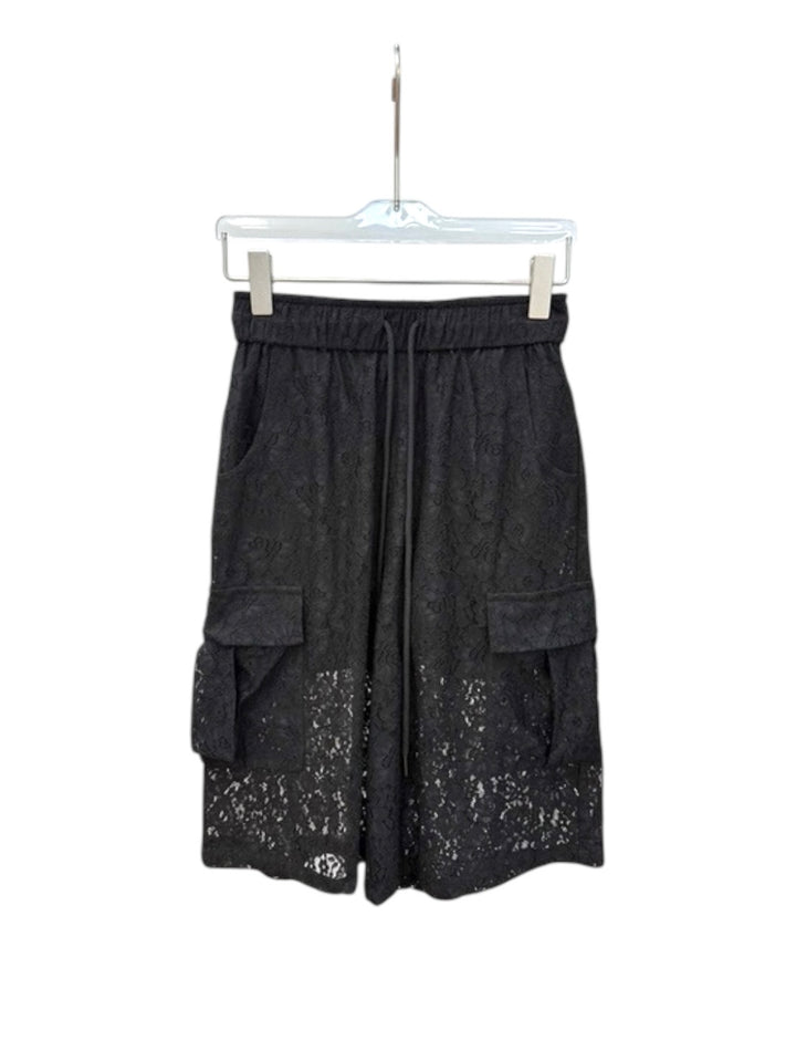 シアーレースカーゴバミューダパンツ