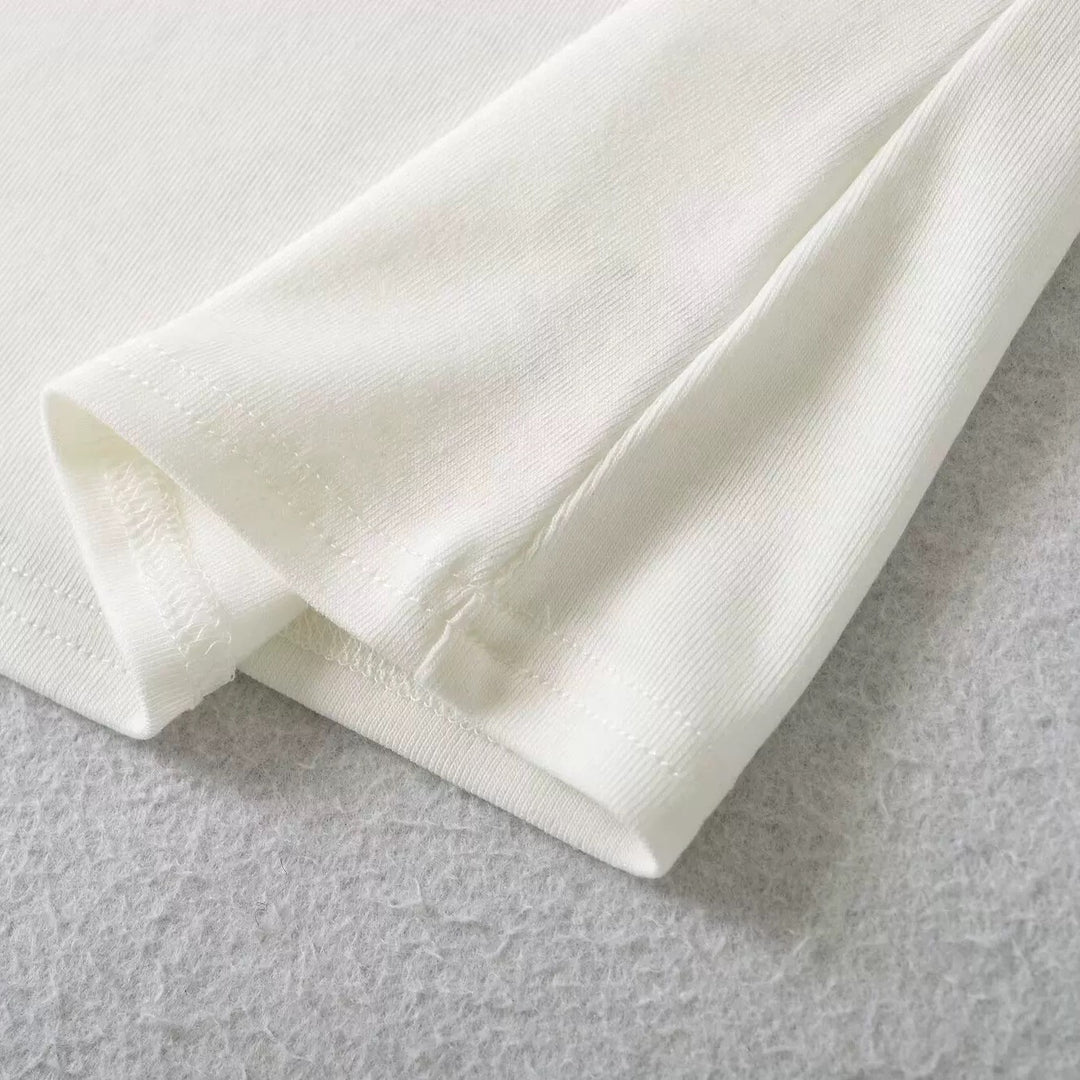 ベーシックソリッドカラータートルネックトップス