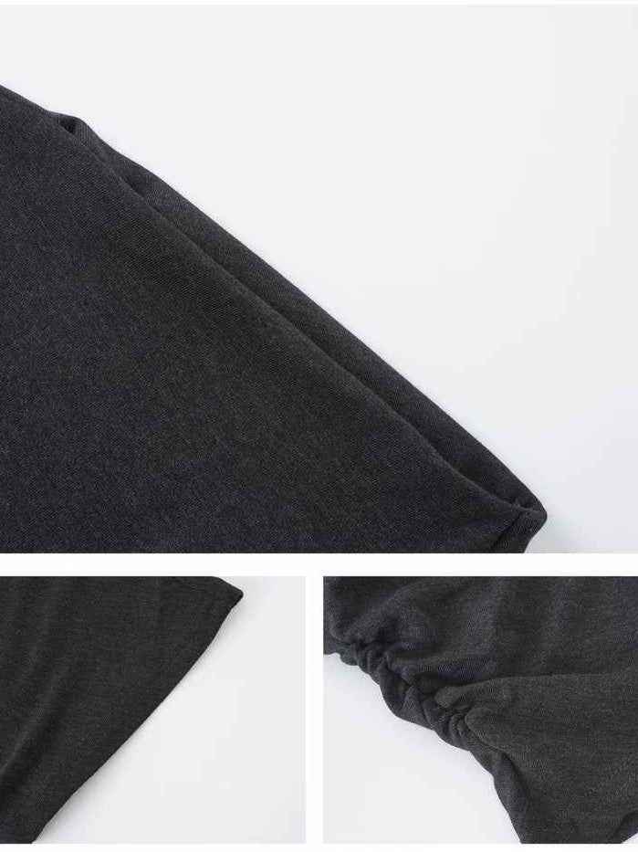 アシンメトリーネックサイドギャザーカットソー