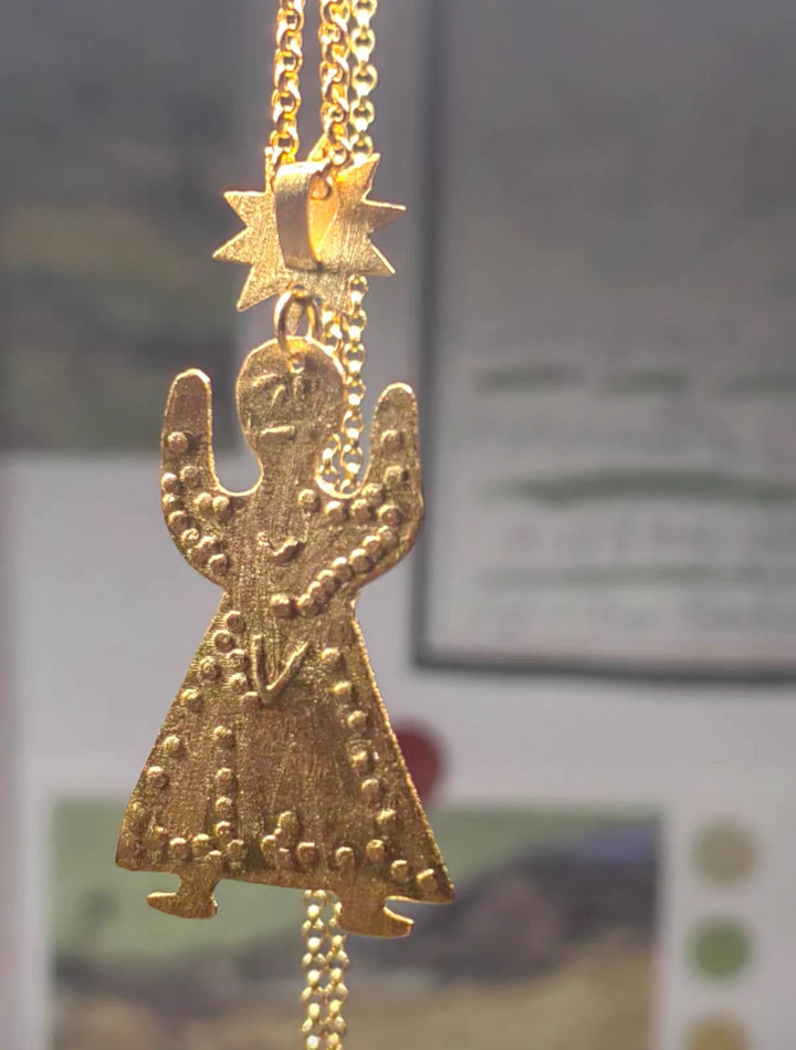 18KGPモチーフデザインネックレス