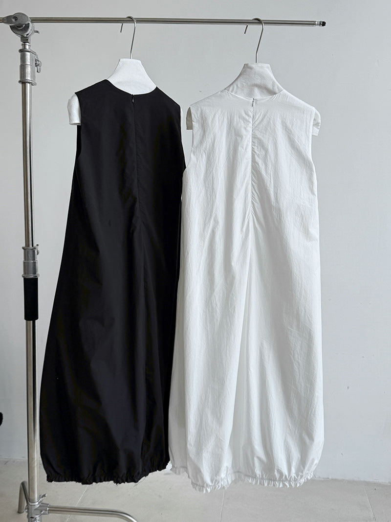 バルーンシルエットポケットワンピース