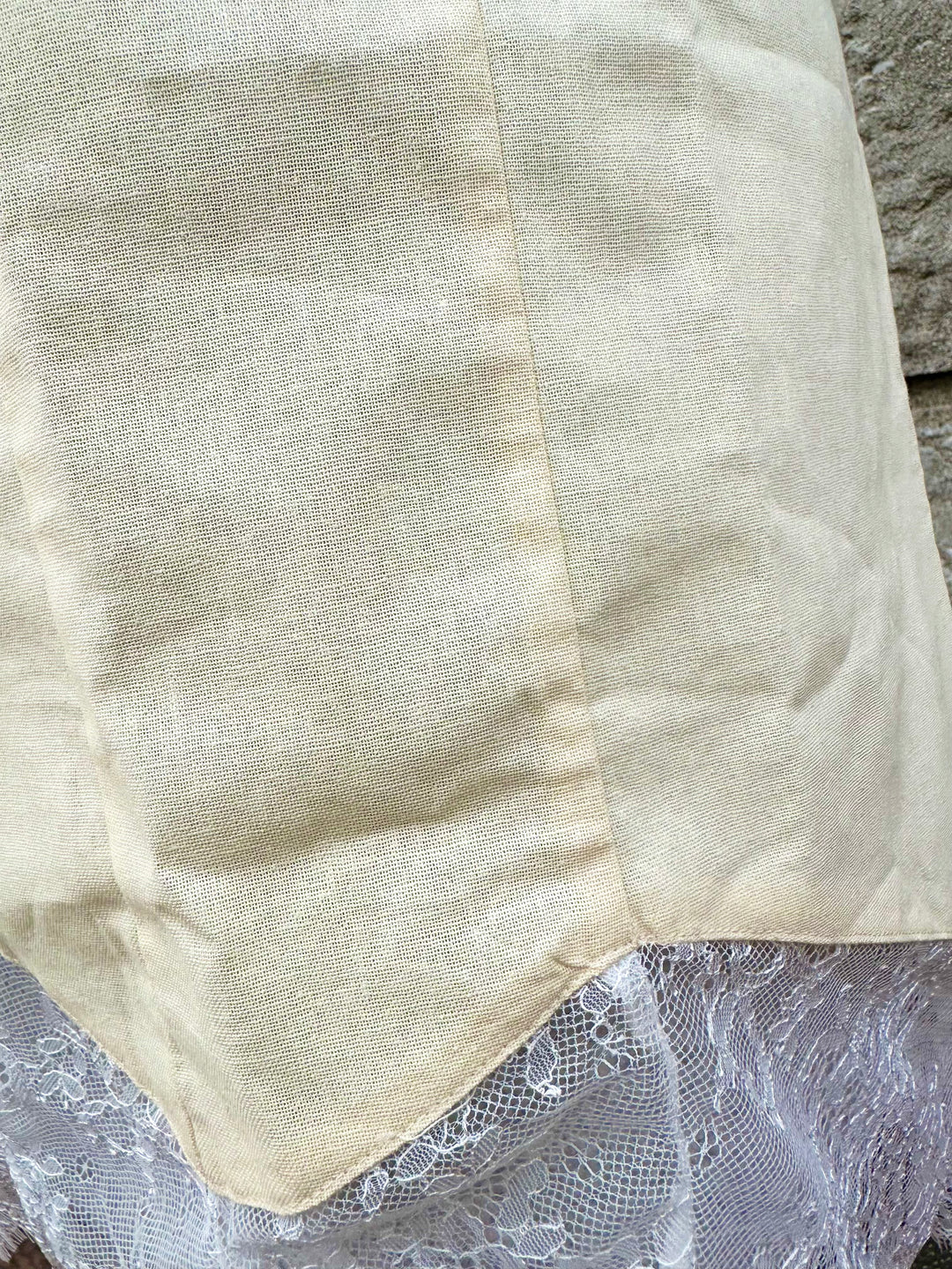 レースコットンワンピース