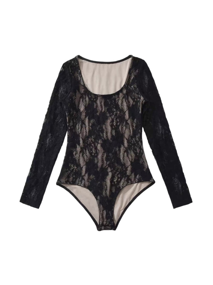 総レースボディースーツ