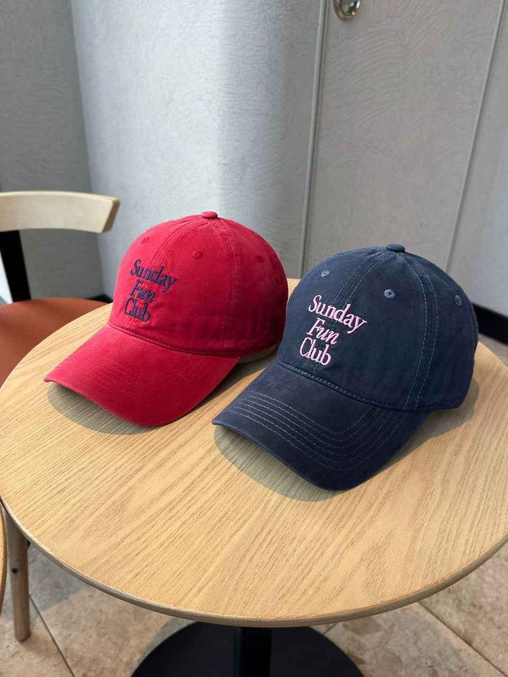 Sunday Fun Club 刺繍Cap
