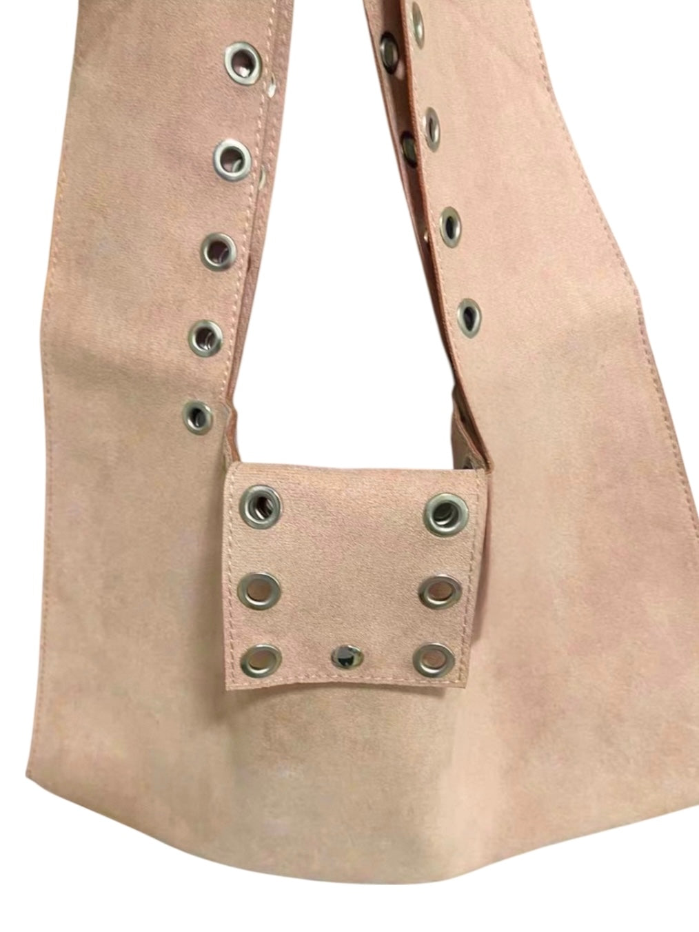 アイレットデザインワイドショルダーバッグ