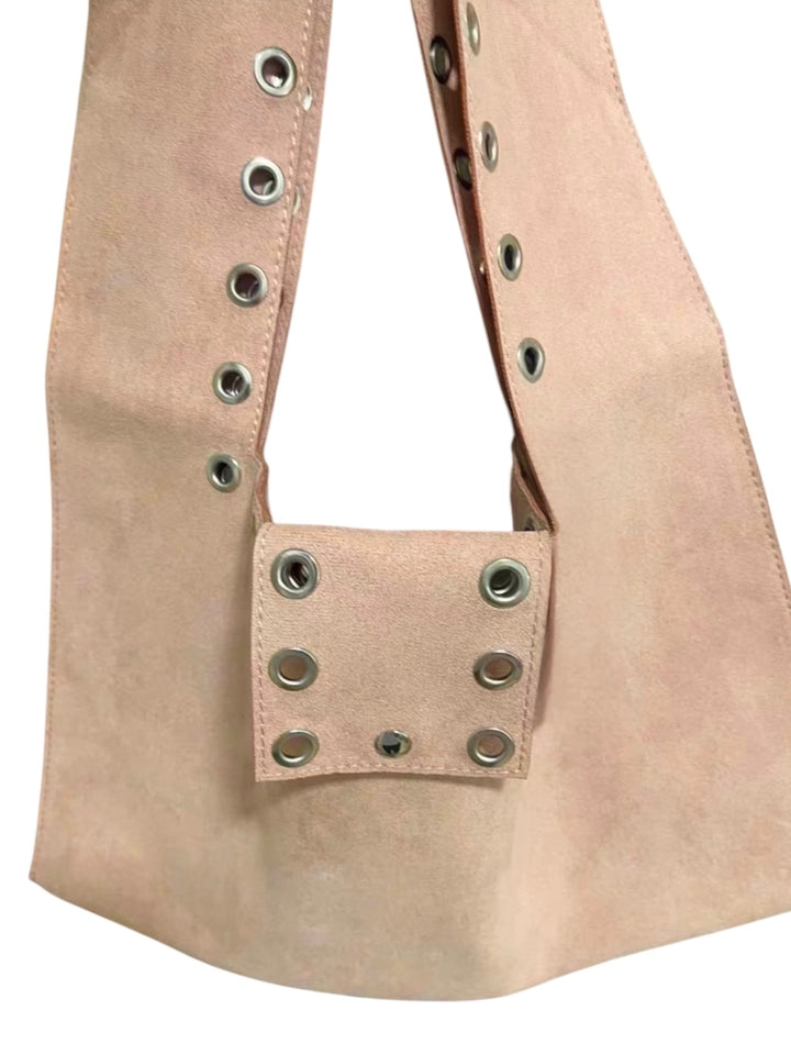 アイレットデザインワイドショルダーバッグ