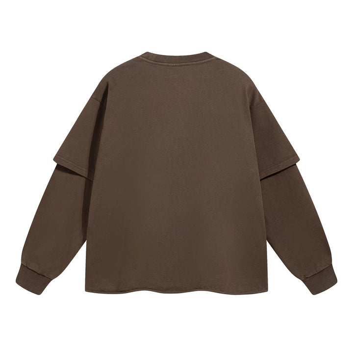 12オンスレイヤードスリーブルーズプルオーバー