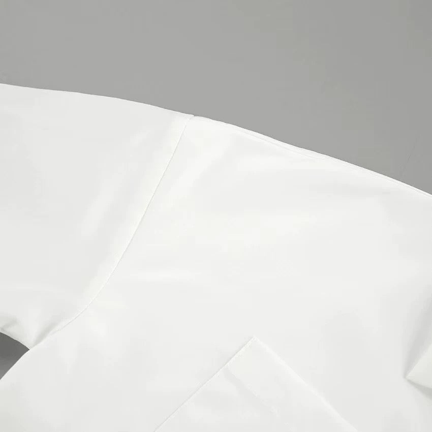 フロントスリットシャツマキシワンピース