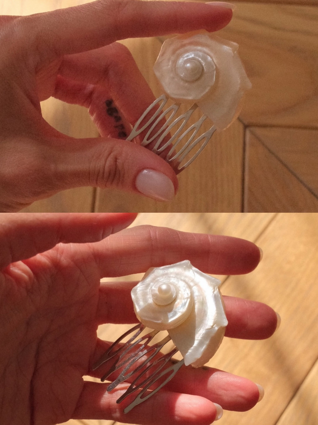 シェル付きヘアコーム