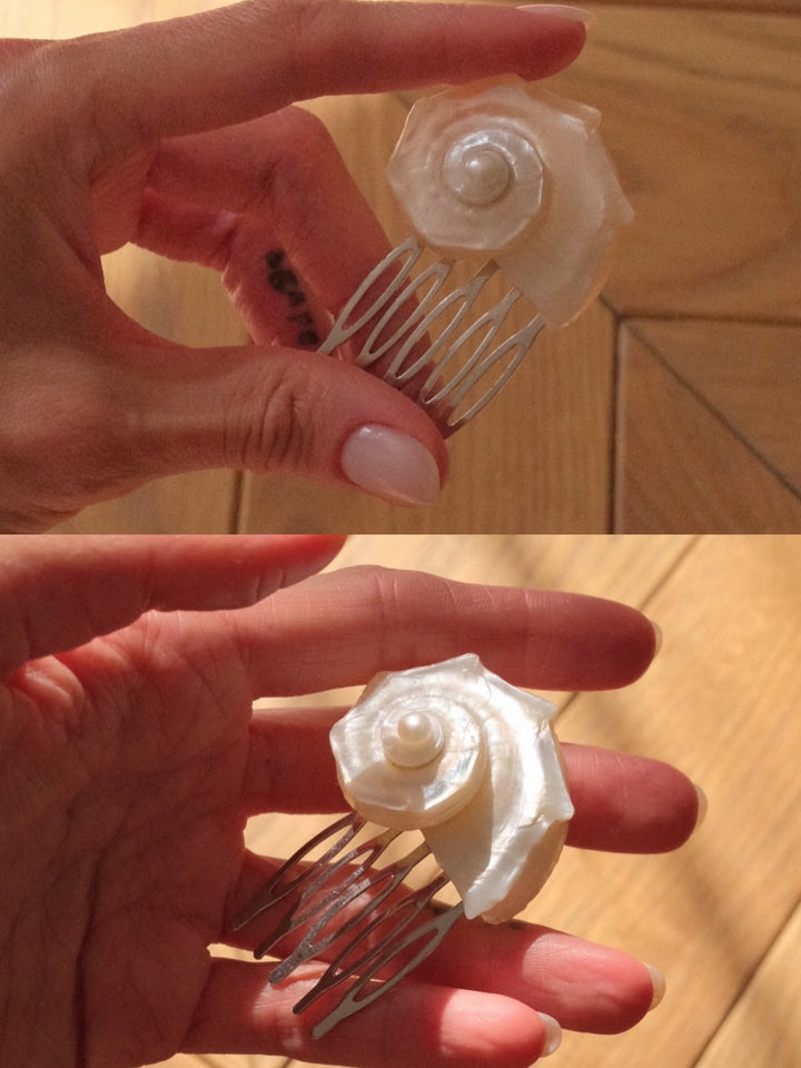 シェル付きヘアコーム