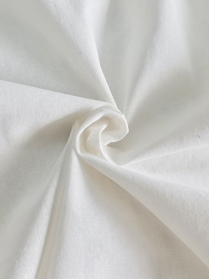 ホワイトルーズシャツフレアスカートセット