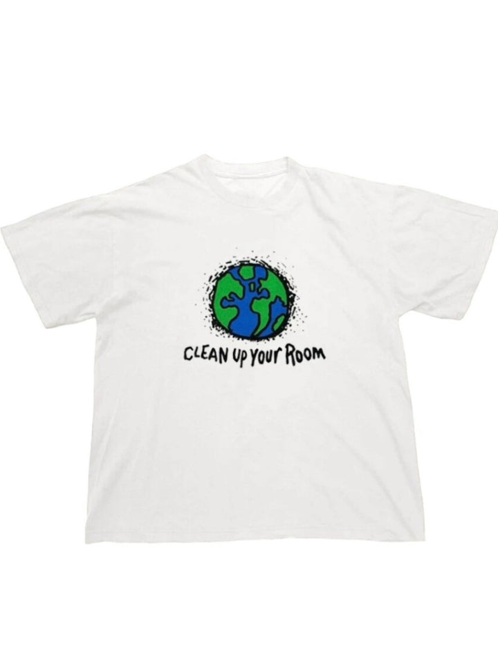 Clean Up Your Room プリントTシャツ