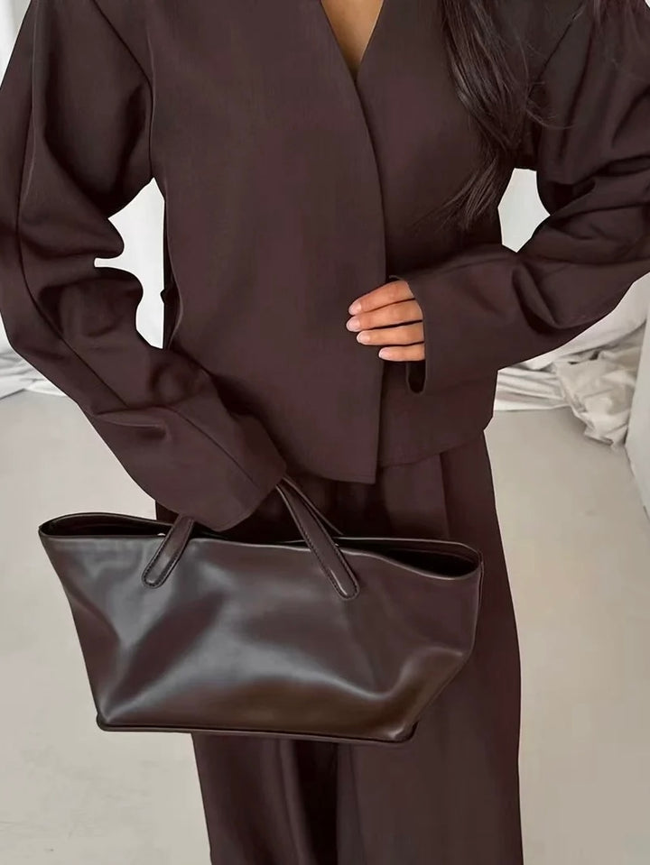 タック入りバルーンパンツジャケットセット