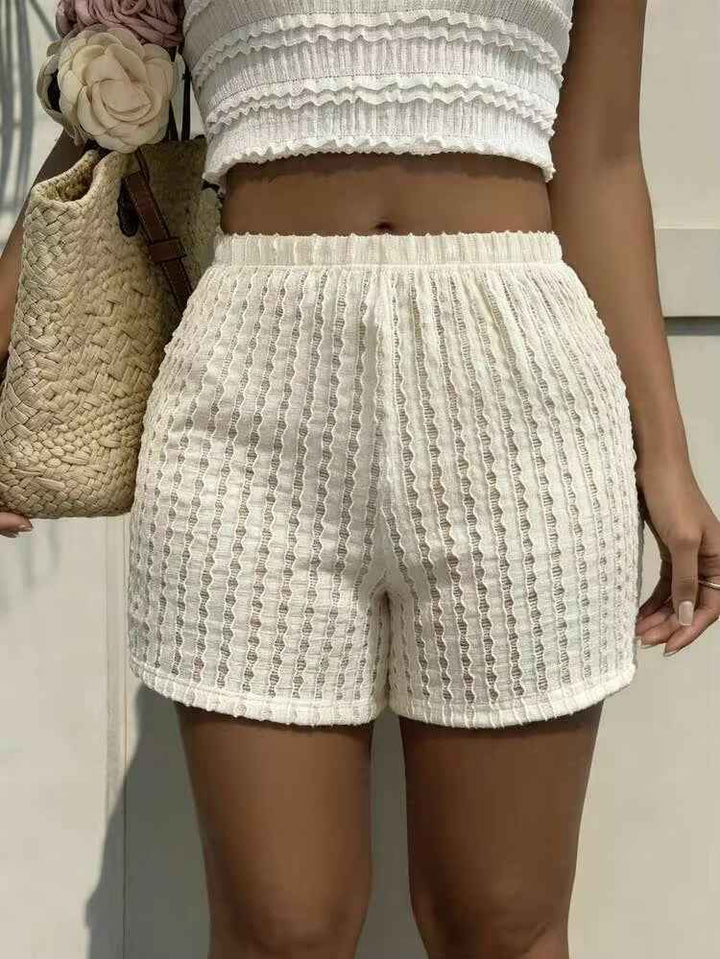 シアーテクスチャーショートパンツ