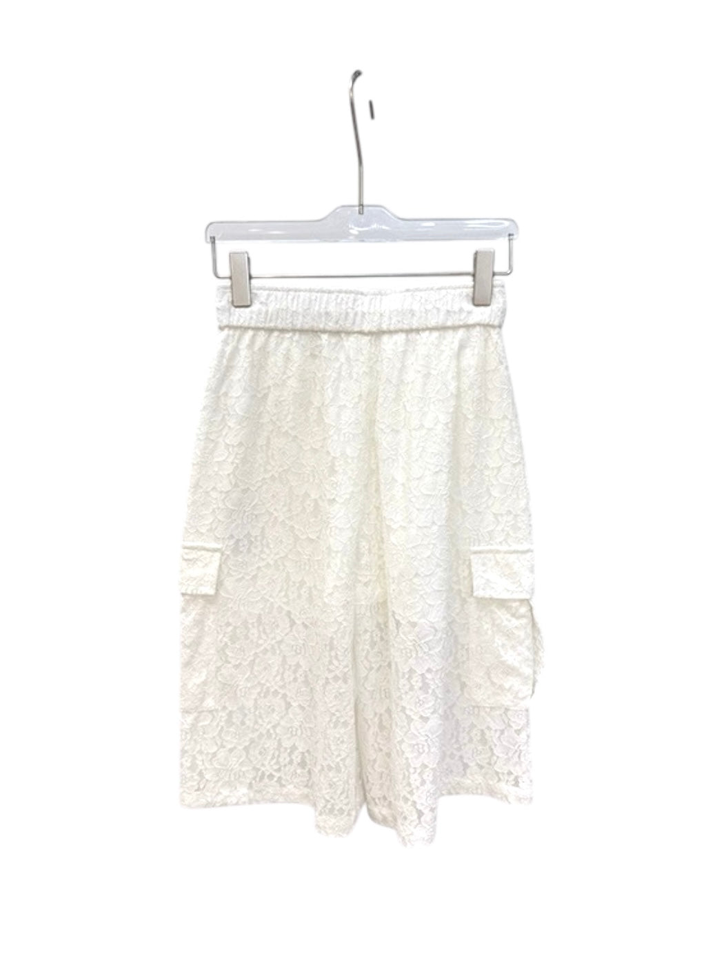 シアーレースカーゴバミューダパンツ