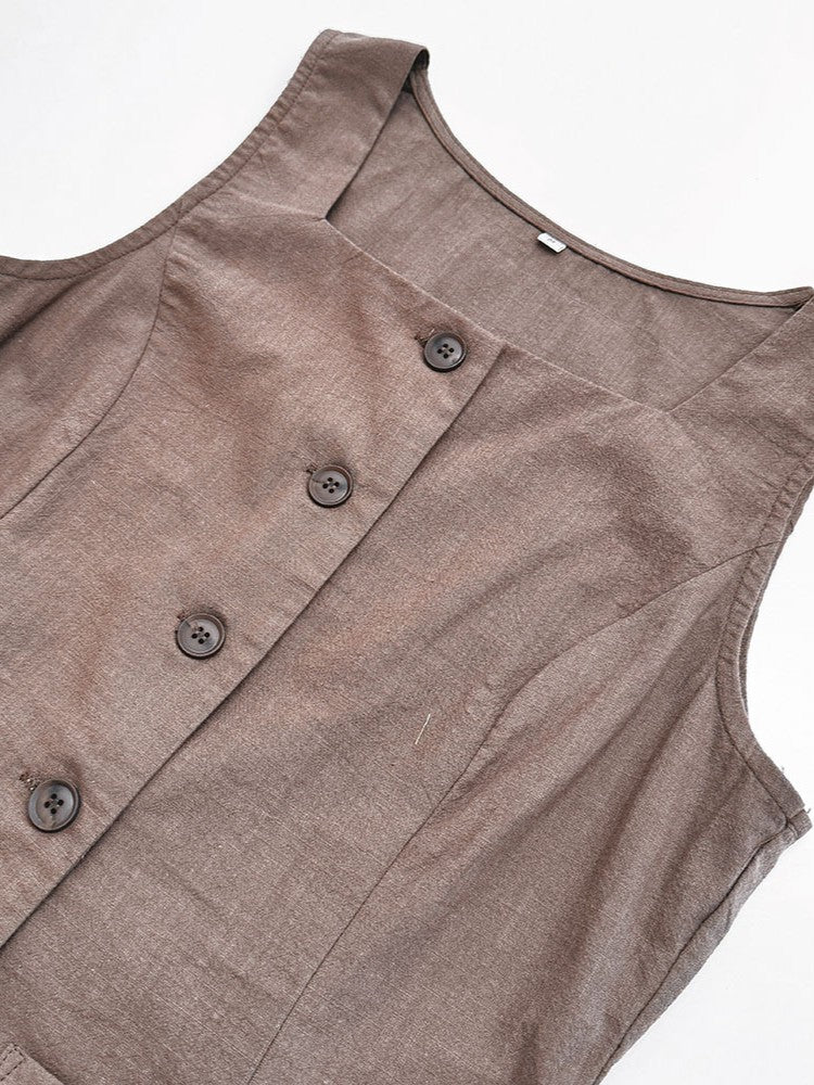 ロングシェイプベストスカートセット