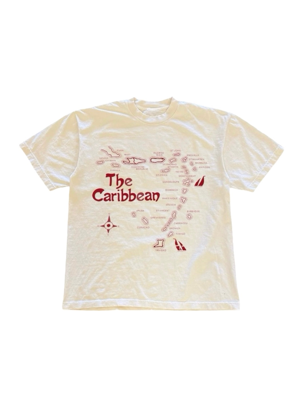 Caribbean アートプリントTシャツ