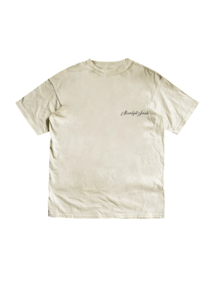 Uzu Fish Bird プリント Tシャツ