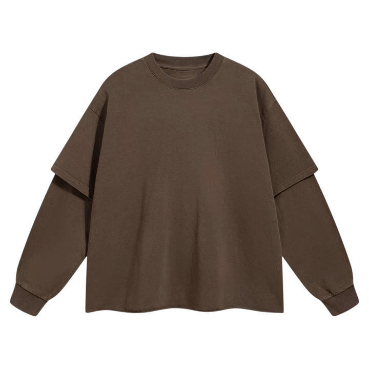 12オンスレイヤードスリーブルーズプルオーバー