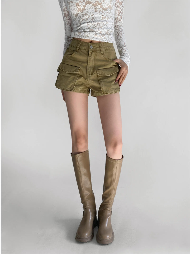 コットンカーゴショートパンツ