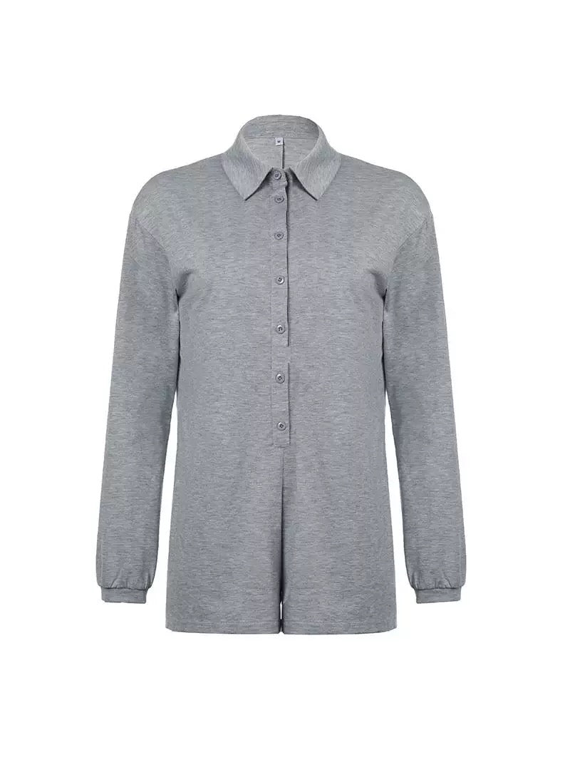 ソフトジャージーPoloジャンプスーツ