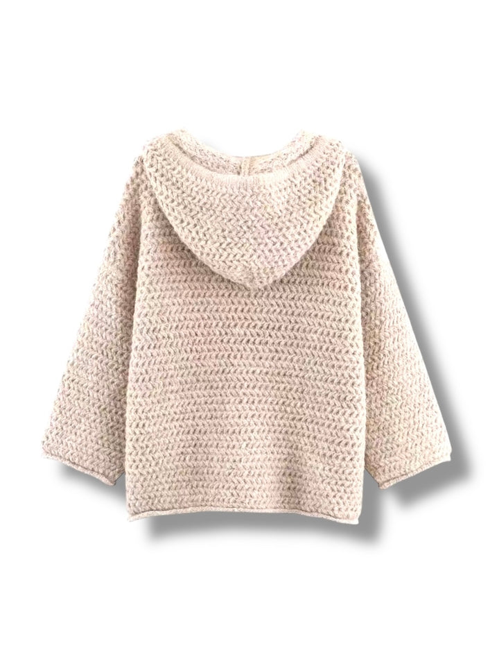 フーディーニットプルオーバー