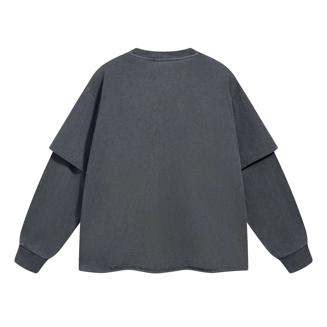 12オンスレイヤードスリーブルーズプルオーバー