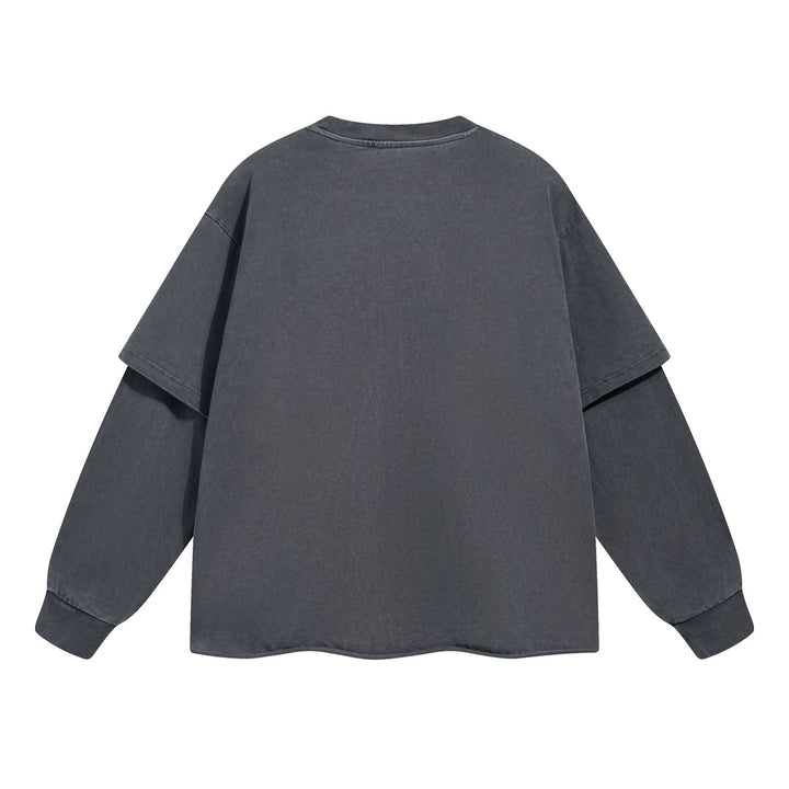 12オンスレイヤードスリーブルーズプルオーバー