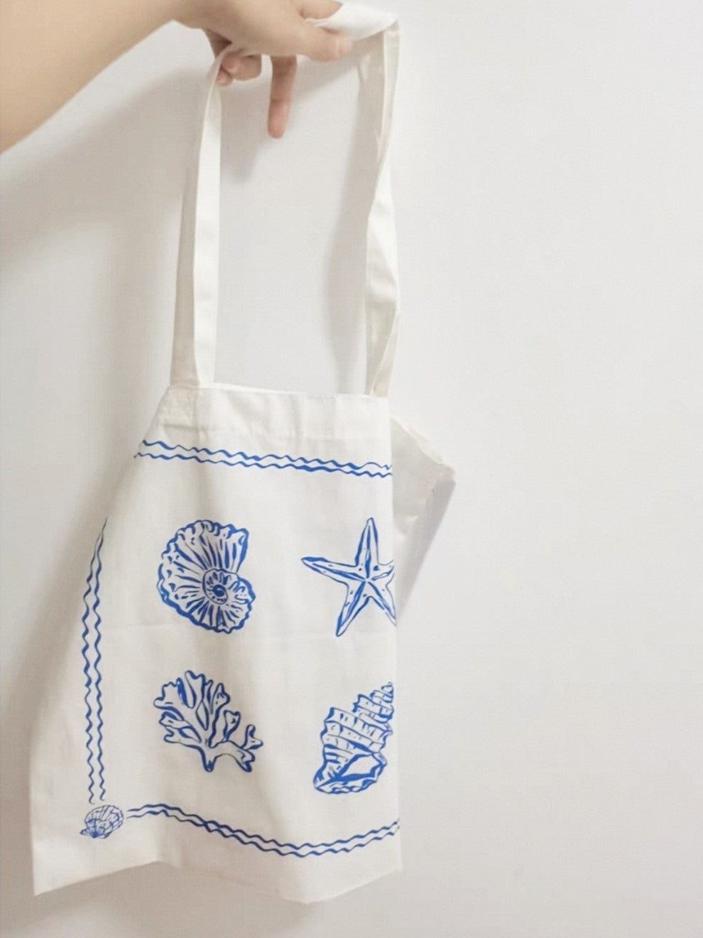 Coral Shell プリントトートバッグ