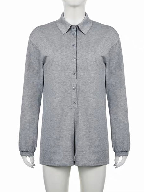 ソフトジャージーPoloジャンプスーツ