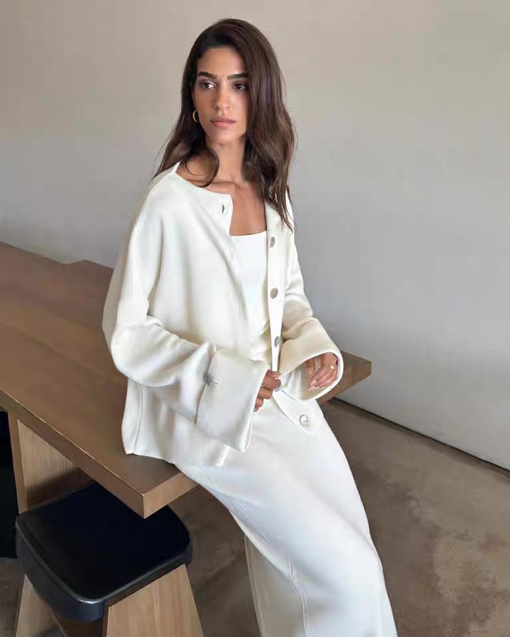 ニットカーディガン3点セットアンサンブル