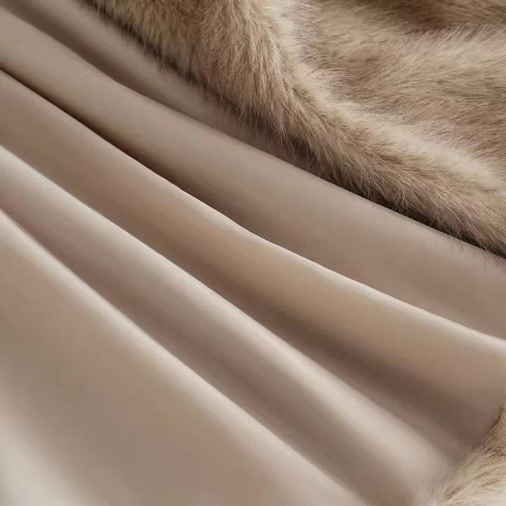 オーバーサイズフェイクファージャケット