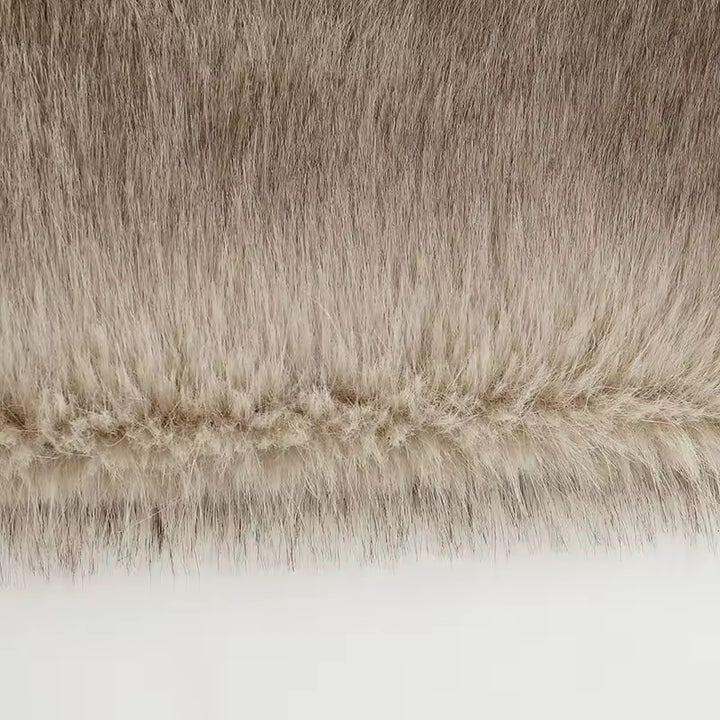 オーバーサイズフェイクファージャケット