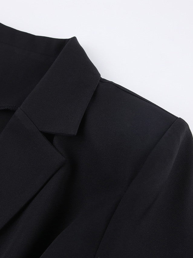 テーラードジャケットミニワンピース