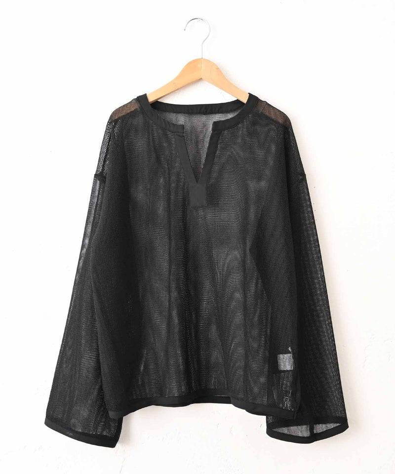 【 Select 】メッシュカットソースキッパープルオーバー