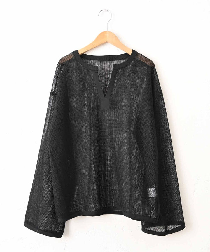 【 Select 】メッシュカットソースキッパープルオーバー