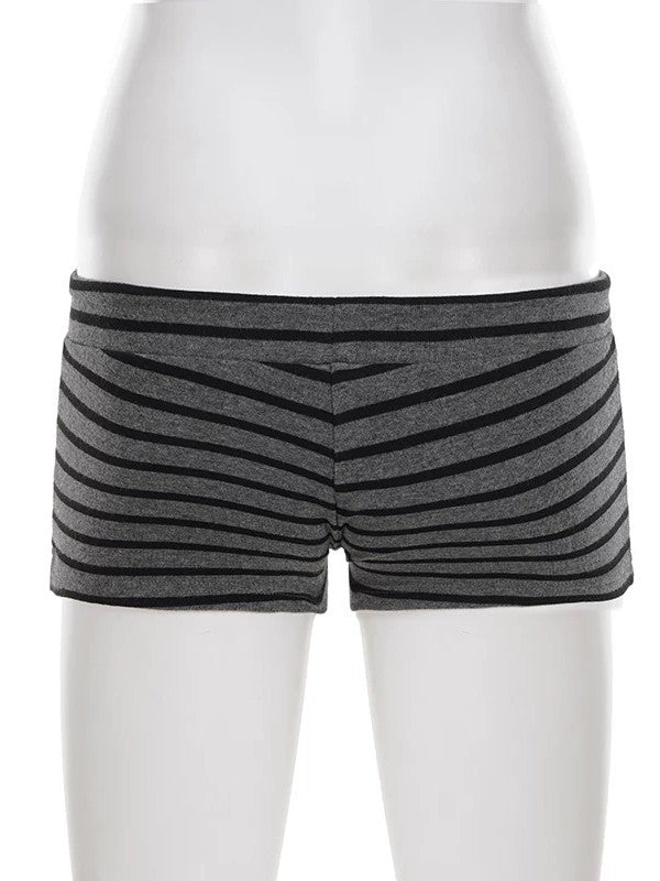 ボーダーローライズショートパンツ