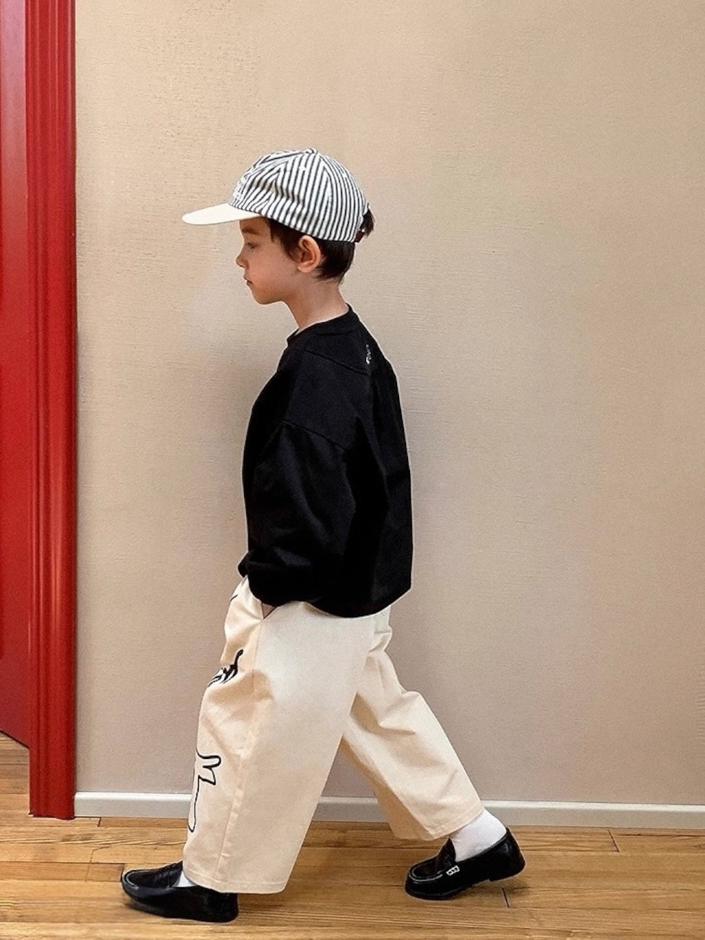 【KIDS】ニュアンスアートデザインパンツ